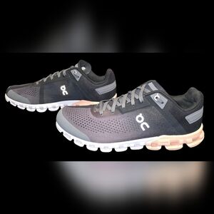 On Running Women's Black and Pink Athletic Shoes